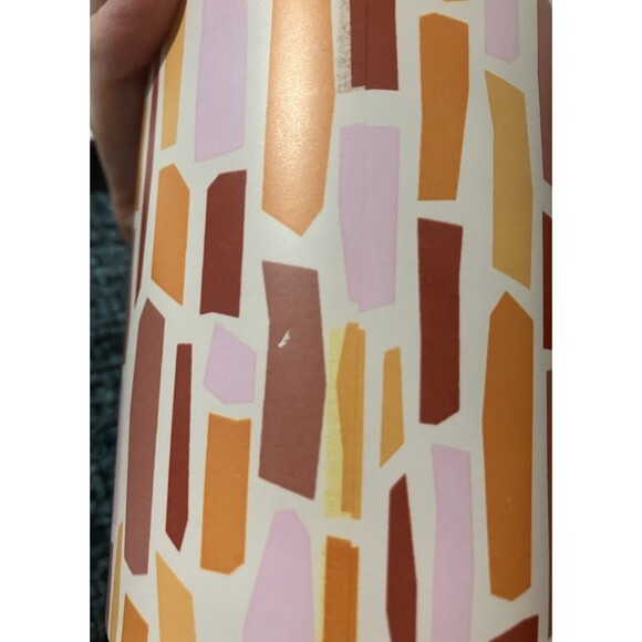 Hydragear MCM Orange Stone Print 30 Oz Skinny Tall Steel Travel Tumbler 10” - Picture 11 of 16